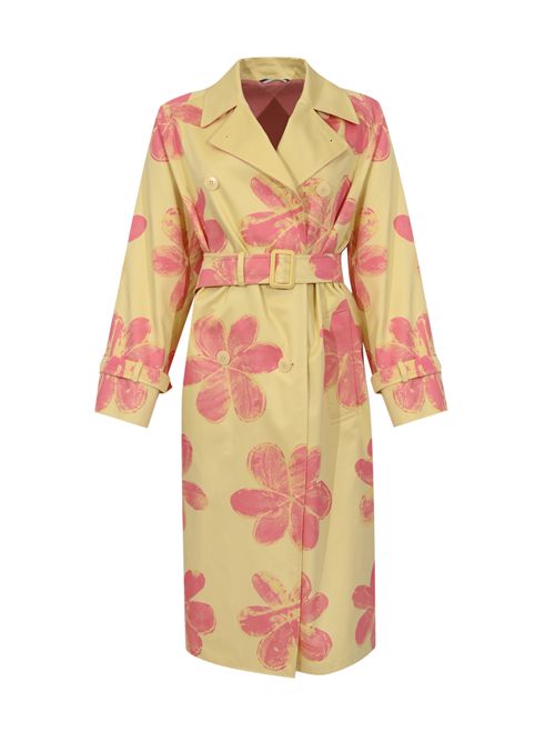 Trench midi WKSRADIOSO in gabardina antigoccia fantasia WEEKEND MAX MARA | 2615021036600001